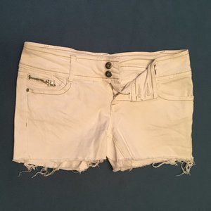 No Boundaries White shorts